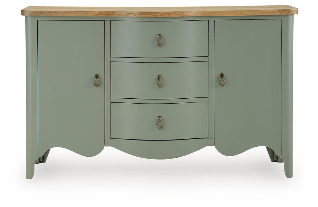 Actonville - Accent Cabinet - Antique Green