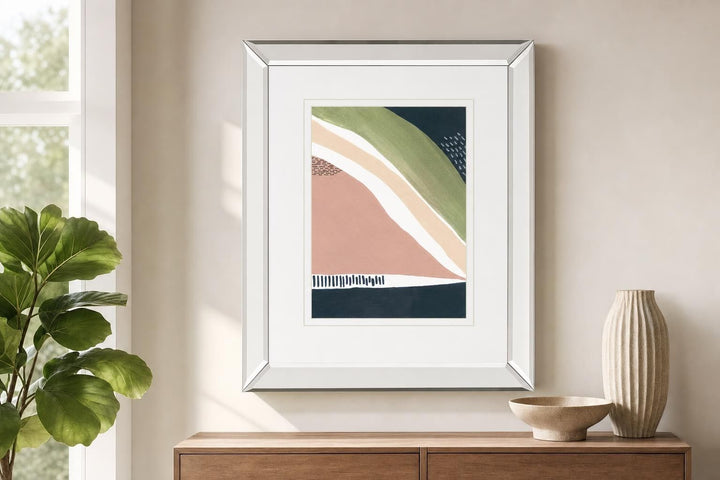 Simple Marks IV By Regina Moore - Pink