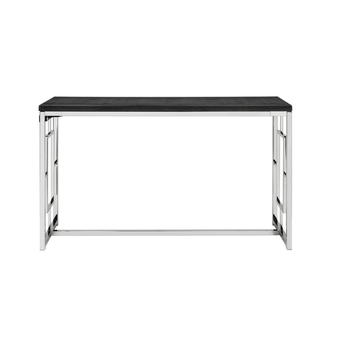 Ezra - Bar Table + 3 Stools - Chrome