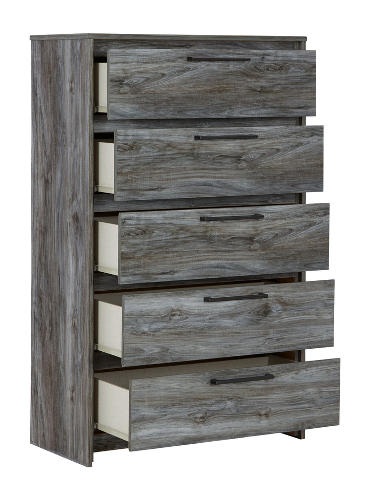 Baystorm - Gray - Five Drawer Chest