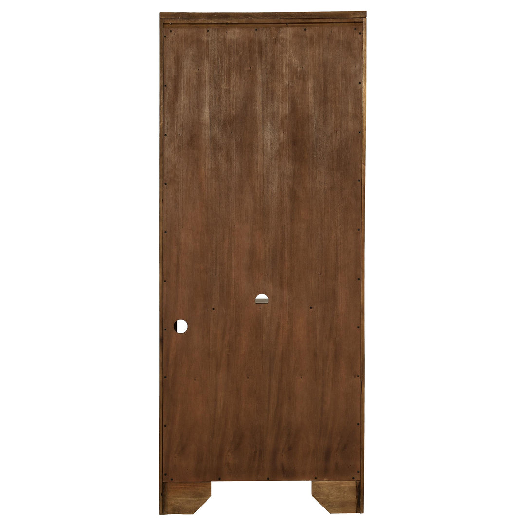 Hartshill 78-inch 5-shelf Bookcase Burnished Oak