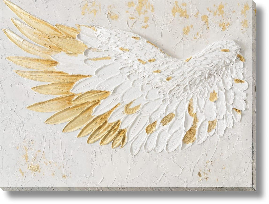 Gilded Uplift - 35" x 47" Framed Wall Art