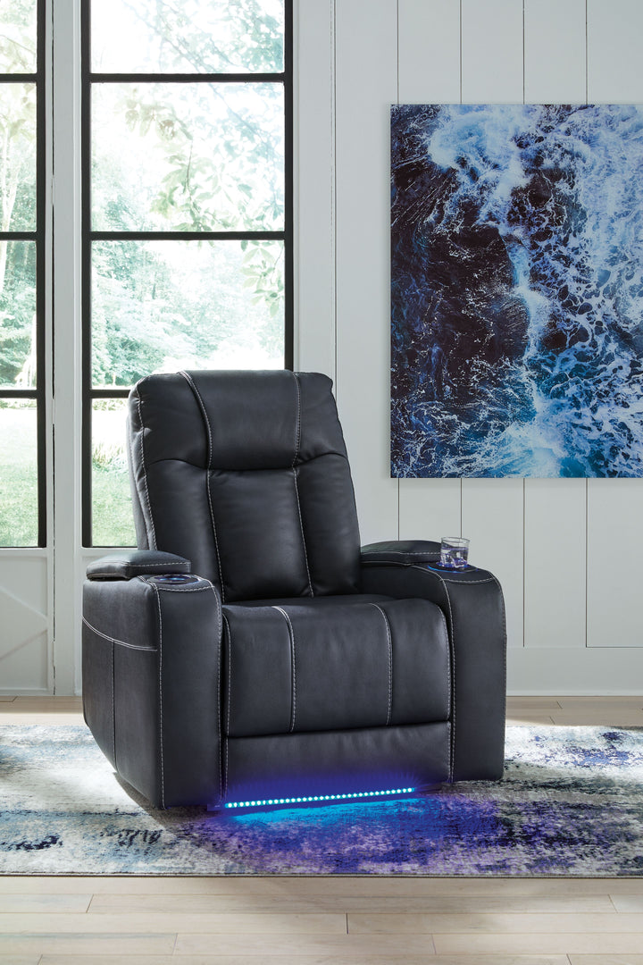 Feazada - Power Recliner With Adj Headrest