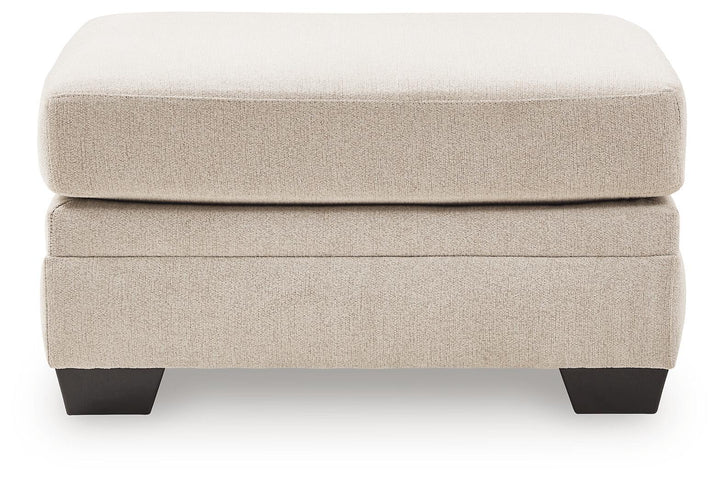 Mandi Point - Oversized Accent Ottoman - Marble