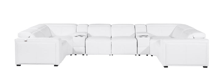1224 - 8-Piece U-Shaped Sectional Sofa In With 2 Power Recliners &amp; Power Headrests