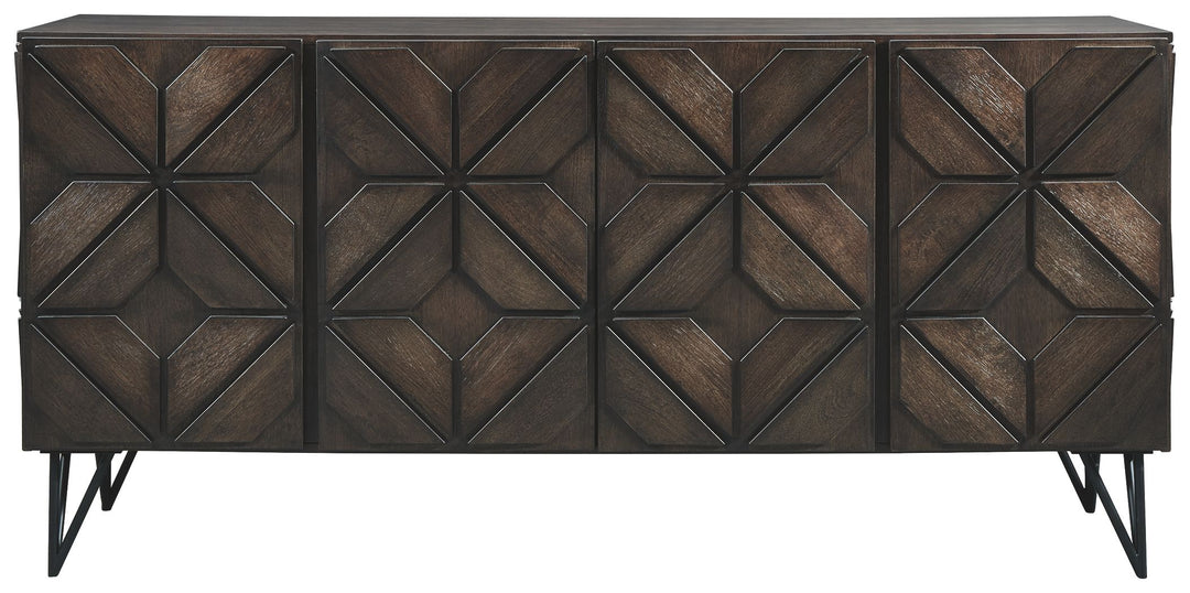 Chasinfield - Dark Brown - Extra Large TV Stand