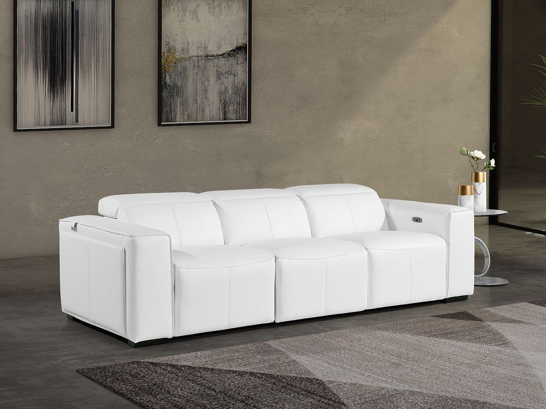 1224 - 3-Piece Modular Power Reclining Sofa In With 3 Power Recliners & Power Headrests
