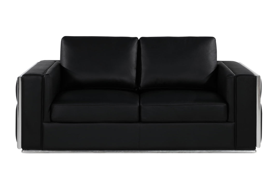 1130 - Top Grain Italian Leather Loveseat