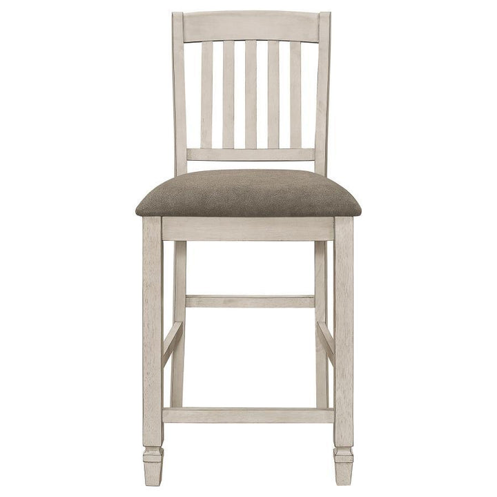 Sarasota - Wood Counter Chair (Set of 2) - Rustic Cream