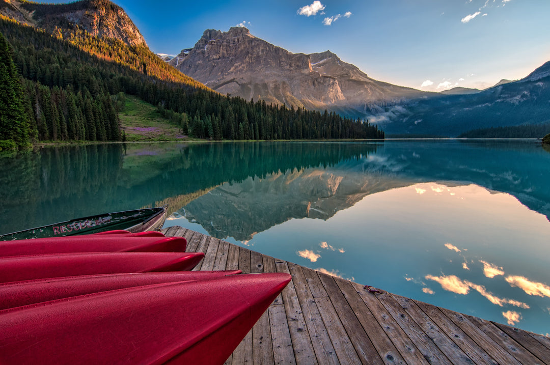 Small - Canoe Dock By James Wheeler - Blue