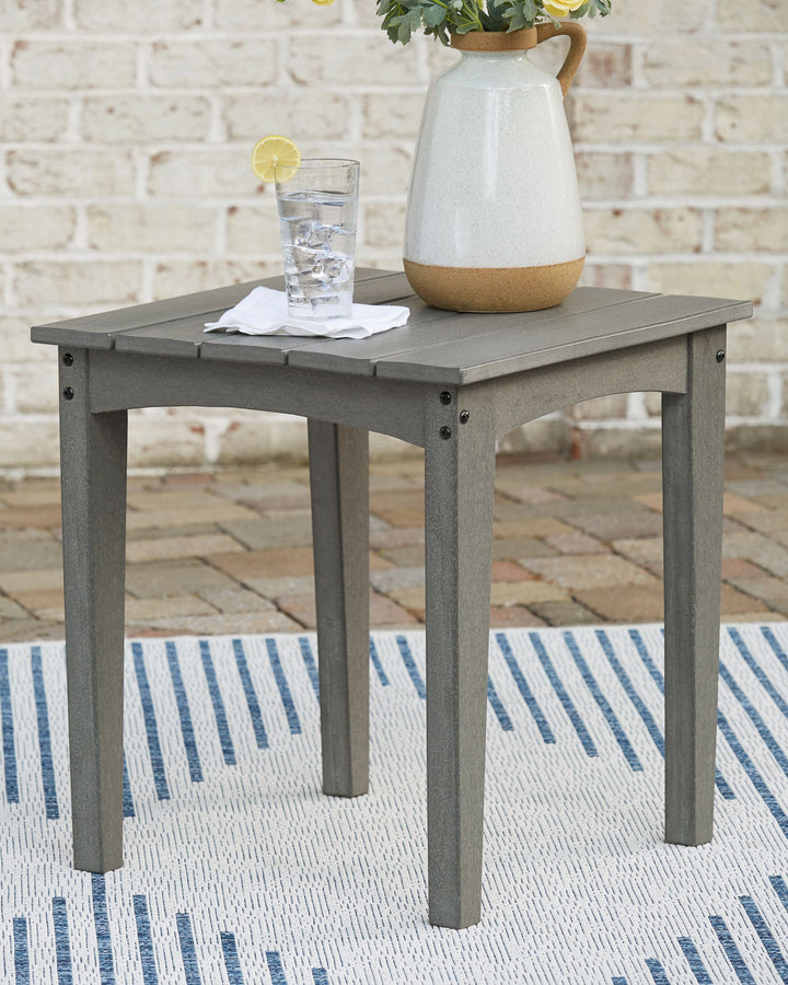 Visola - Gray - Square End Table