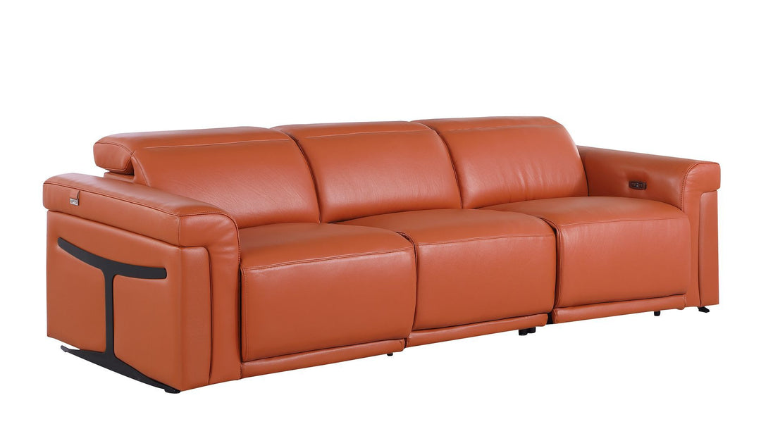 1126 - 3-Piece Modular Power Reclining Sofa In With 2 Power Recliners &amp; Power Headrests
