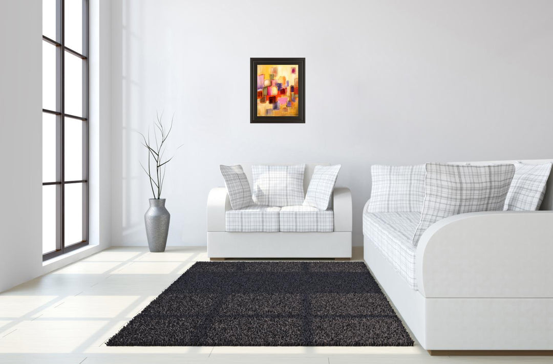 Sonata I By Lanie Loreth - Framed Print Wall Art - Yellow