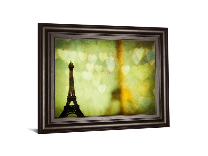 Wishful Hearts Il By Irene Suchucki - Framed Print Wall Art - Green