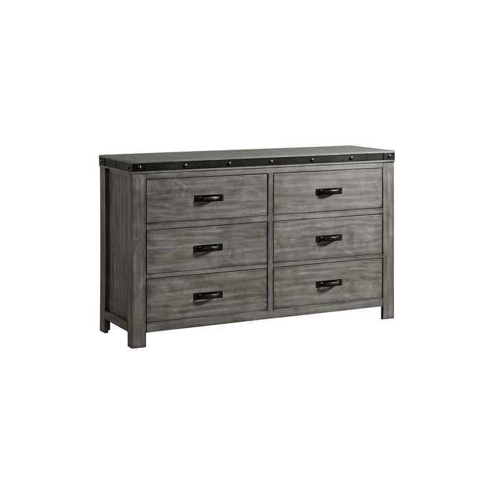 Wade - Youth Dresser (6 Drawer) - Black Finish