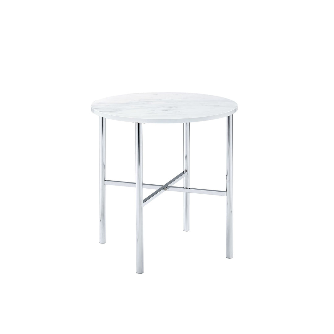 Cyrus - 3 Piece Occasional Table Set Chrome