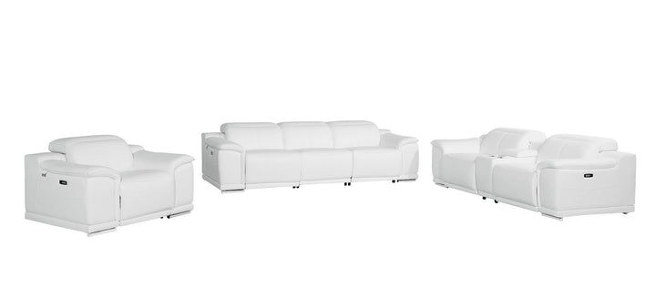 9762 - 7-Piece Modular Power Reclining Sofa, Loveseat And Chair Set With 5 Power Recliners In