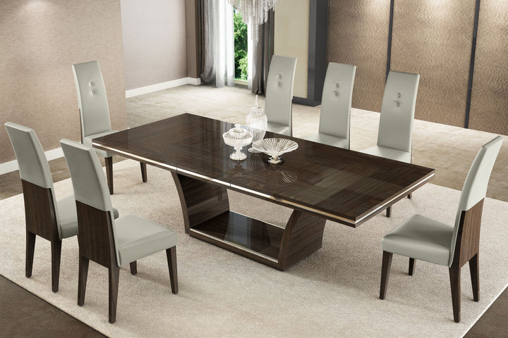 D832 - Dining Table And 6 Chair Set - Wenge