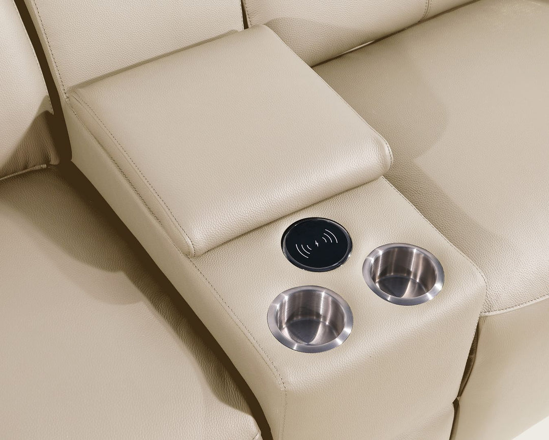 1224 - 8-Piece Modular Power Reclining Sofa &amp; Loveseat Set In With 5 Power Recliners &amp; Power Headrests