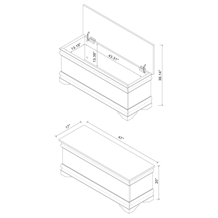 Pablo Cedar Chest Warm Brown