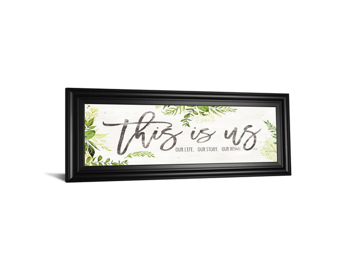 This Is Us By Marla Rae - Framed Print Wall Art - White