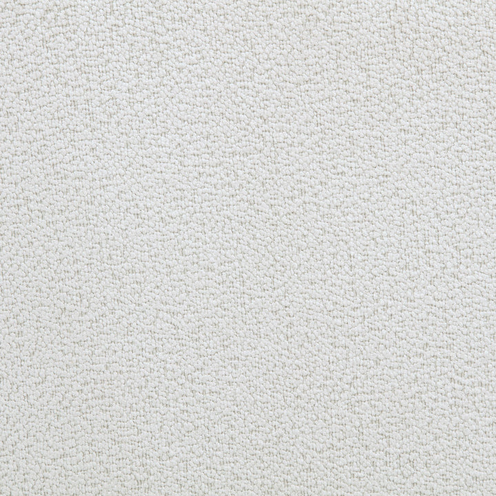 Remuda Boucle Upholstered Round Storage Ottoman Ivory