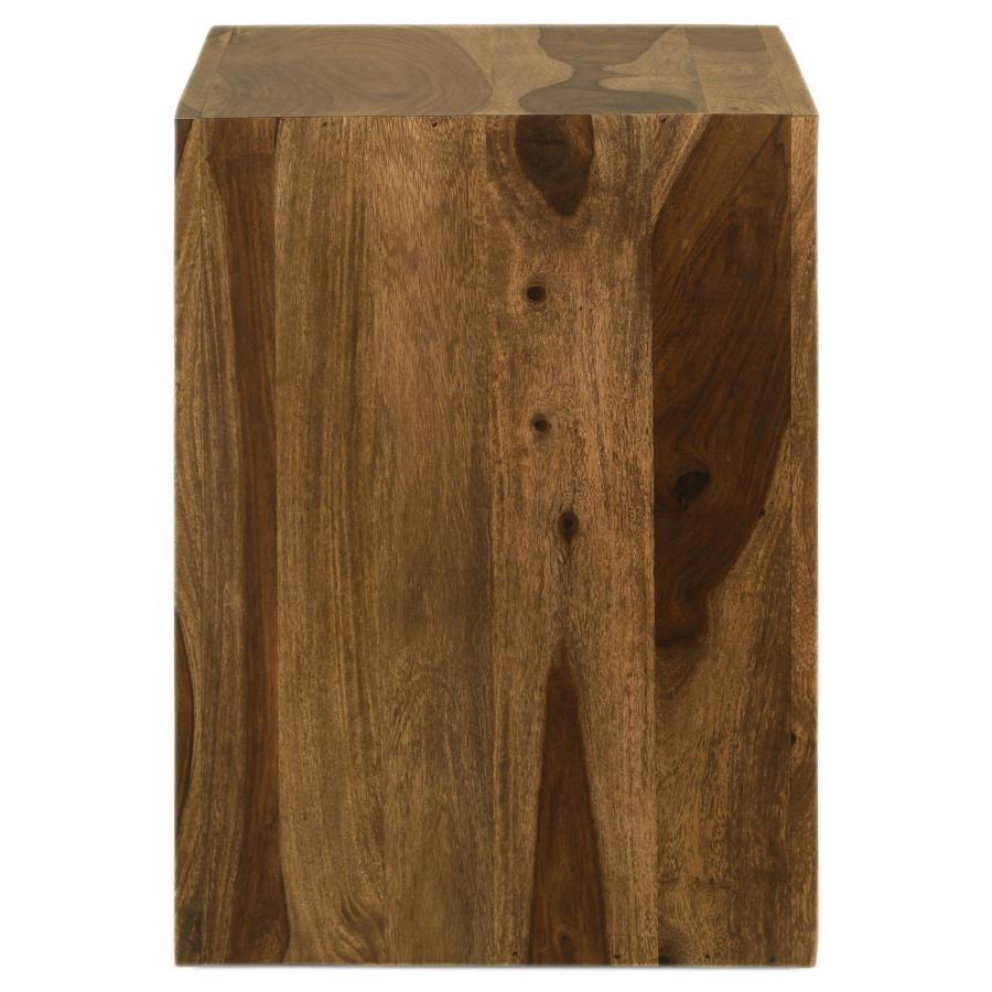 Odilia - Rectangular Solid Wood End Table - Auburn