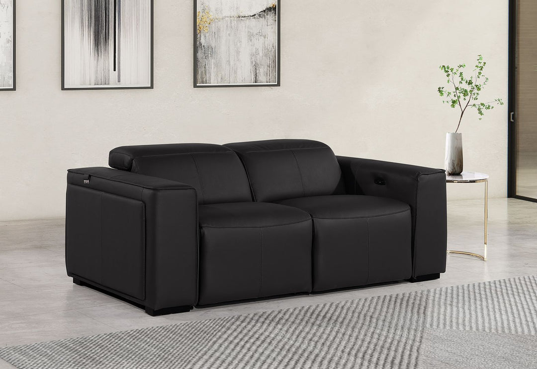 1224 - 2-Piece Modular Power Reclining Loveseat In With 2 Power Recliners & Power Headrests