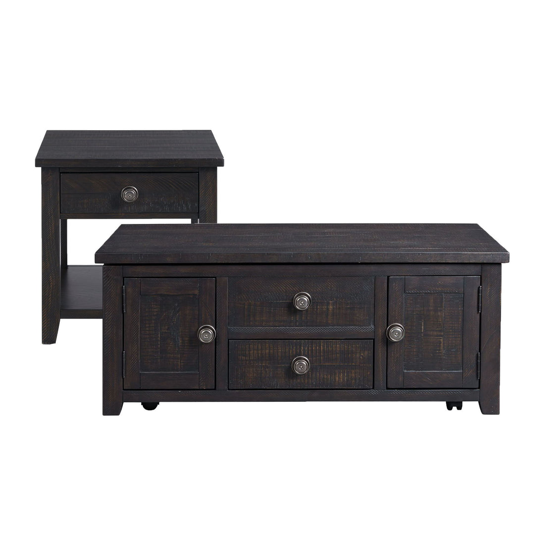 Kendyl - 2 Piece Occasional Table Set Coffee Table &amp; End Table - Espresso