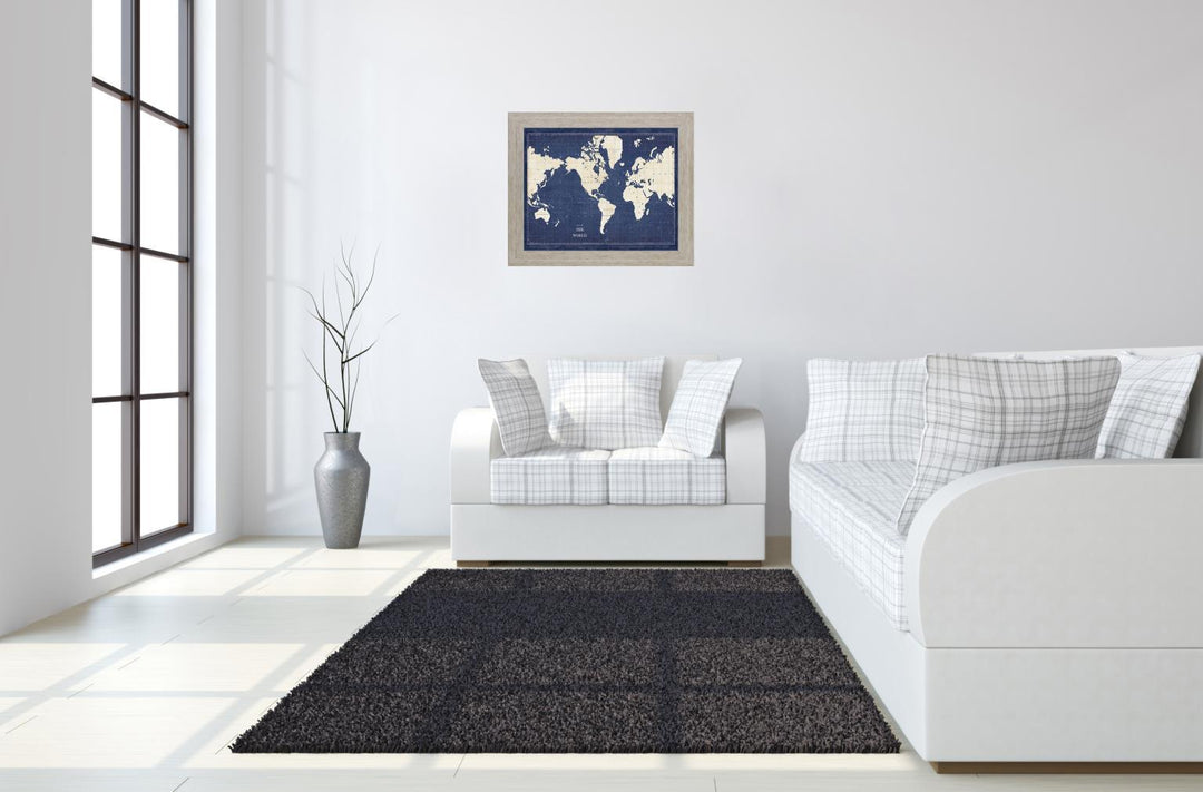 Voyager's Atlas - 28" x 34" Framed Wall Art