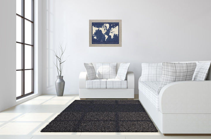 Voyager's Atlas - 28" x 34" Framed Wall Art