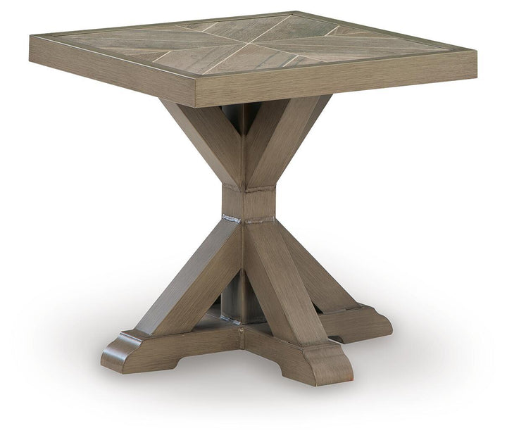 Laguna Heights - Square End Table - Beige