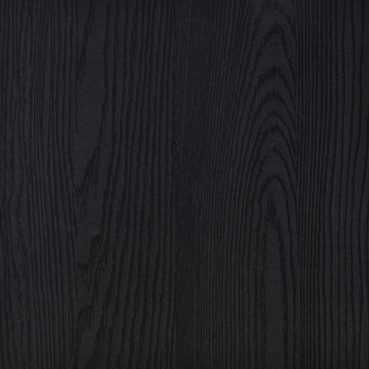 Clower Engineered Wood C-Shaped Sofa Side Table Black