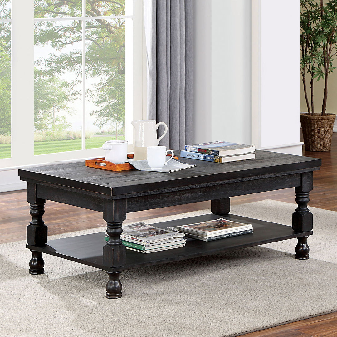 Calandra - Coffee Table - Antique Black