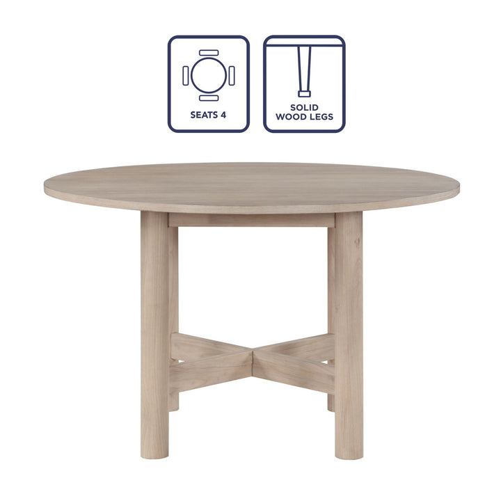 Gabby - Round Dining Table - Light Brown