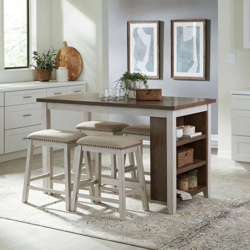 942 Two-Tone 5PC - Table + 4 Chairs