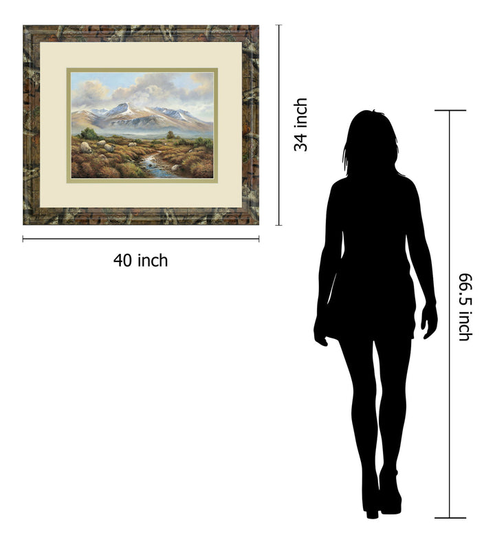 Ben Nevis By Wendy Reeves - Wall Art - Light Brown