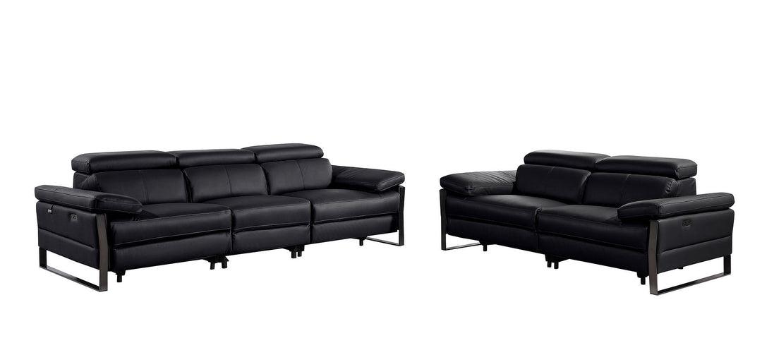 1246 - Modular Power Dual Reclining Sofa And Loveseat Set With Power Headrests