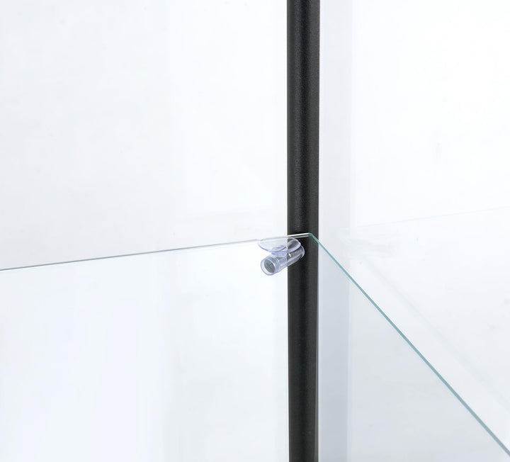 Bellatrix 3-shelf Clear Glass Curio Cabinet Mango