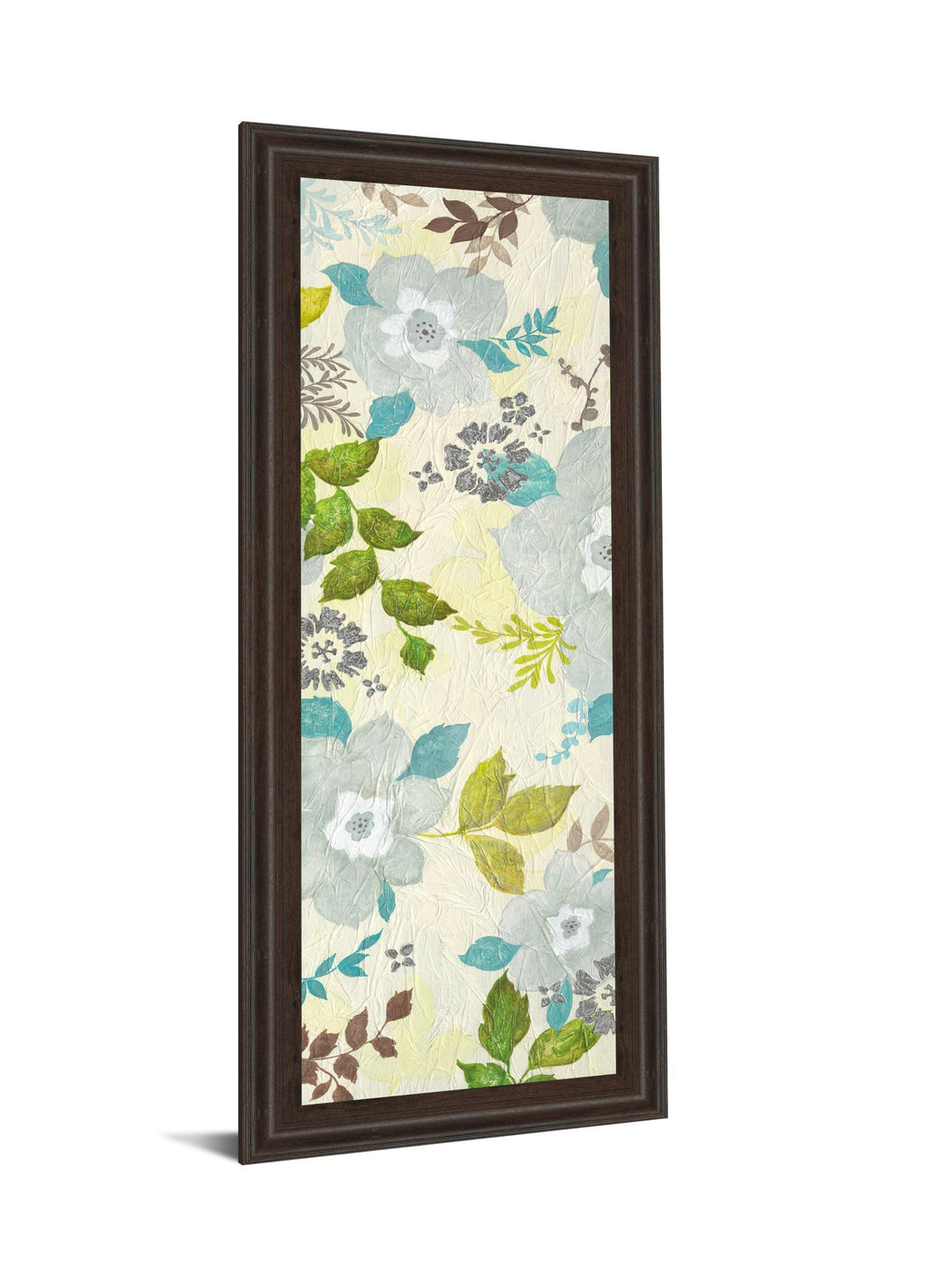 Fragrant Garden I By Tava Studios - Framed Print Wall Art - Blue