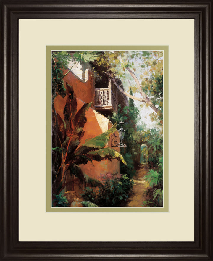 Carmino Hermoso By Hali - Framed Print Wall Art - Green