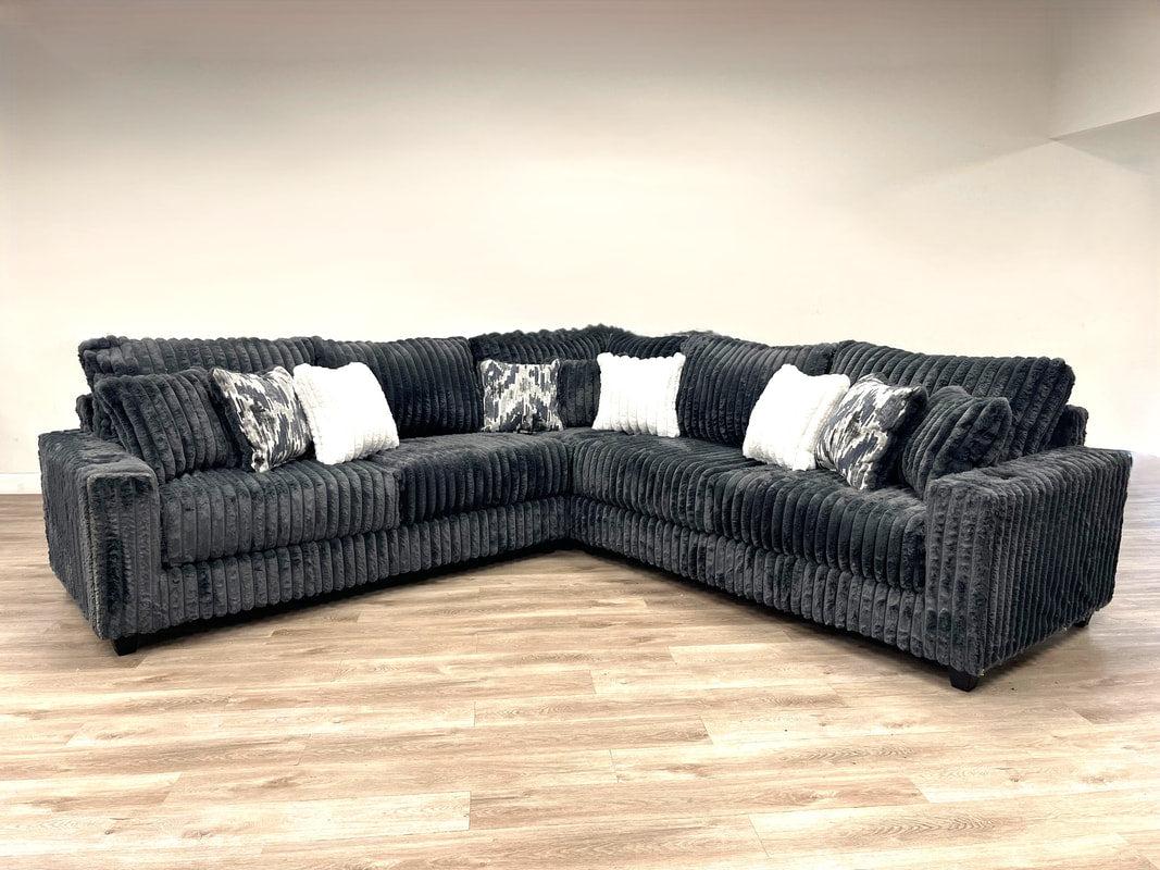 9600 Charcoal - Oversized Sectional