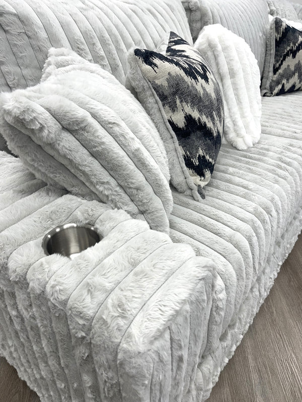 9600 Gray - Oversized Sectional