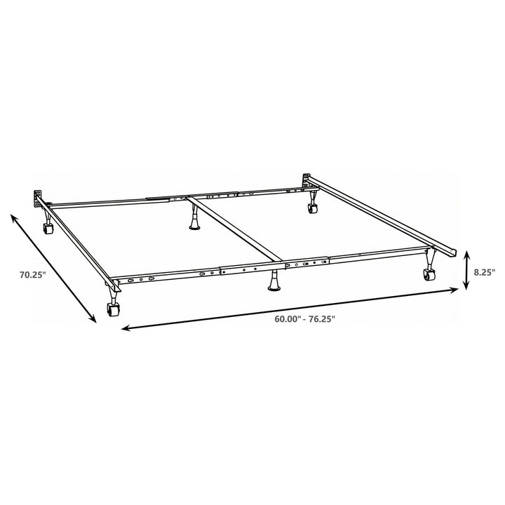 Kerns Queen or Eastern King or Cal King Bed Frame Black