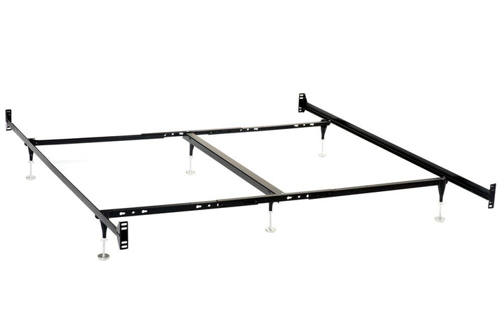 Esme California King Bed Frame Black (Headboard &amp; Footboard)