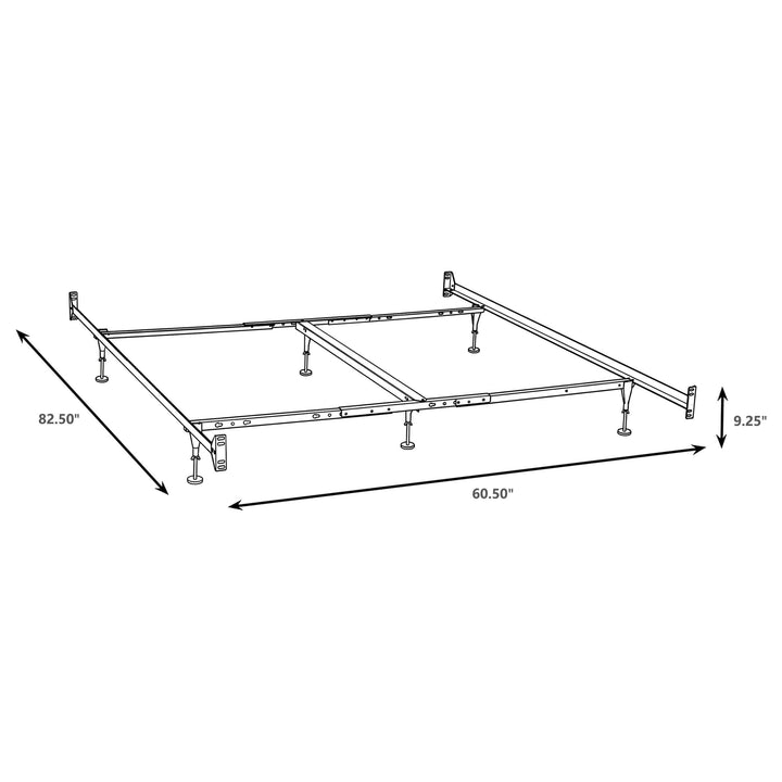 Esme Queen or E King Bed Frame Black (Headboard &amp; Footboard)