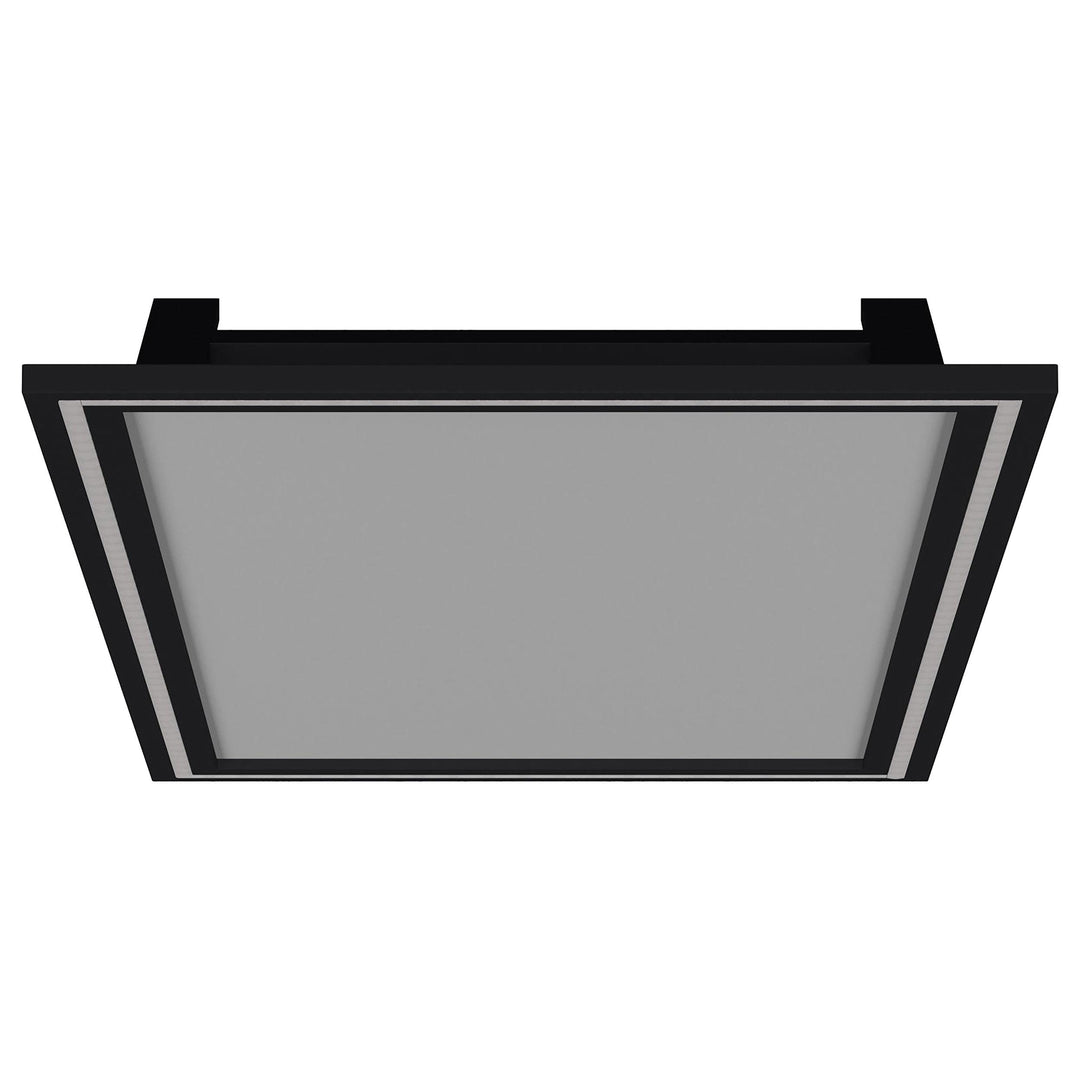 Windrose 28 x 67 Inch Tempered LED Standing Mirror Black