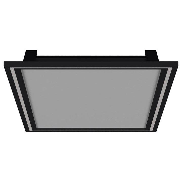 Windrose 28 x 67 Inch Tempered LED Standing Mirror Black