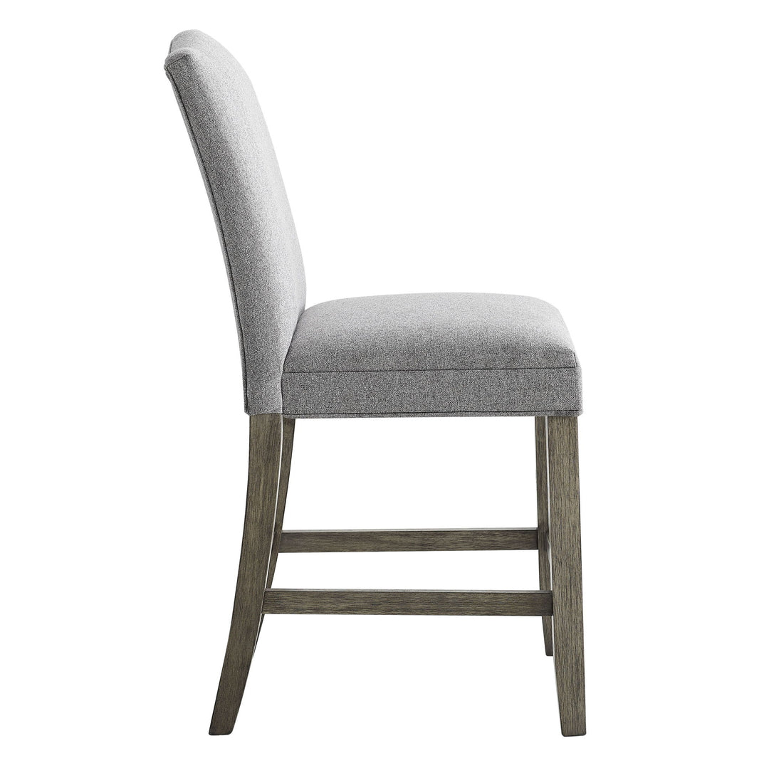 Grayson - Counter Chair - Gray / Light Brown