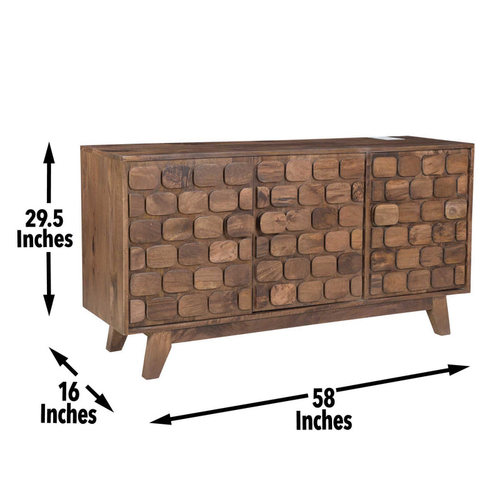 Darby - Accent Server - Dark Brown